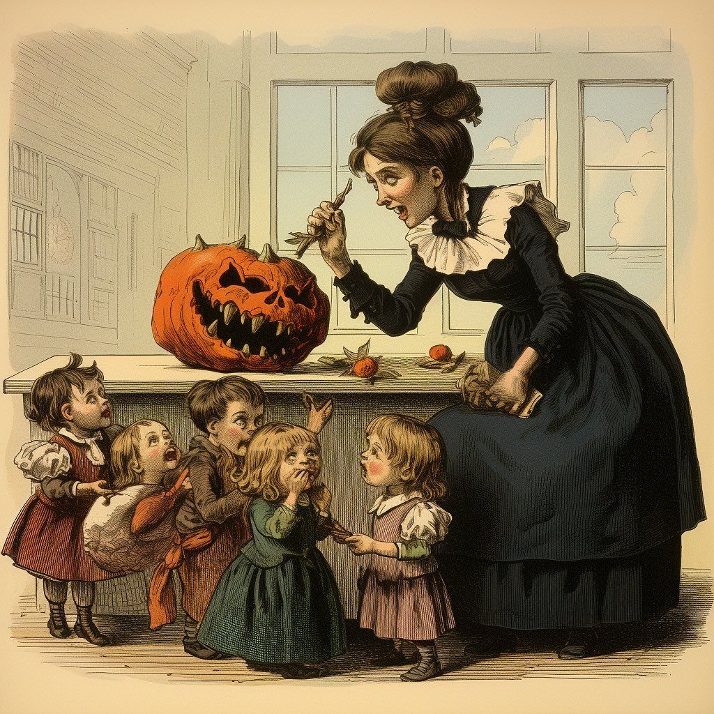 Halloween Delight in the Victorian Light